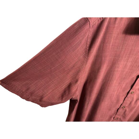 Men’s REI Button Up Shirt Size XXL Burgundy Outdoor Hiking - Picture 6 of 10